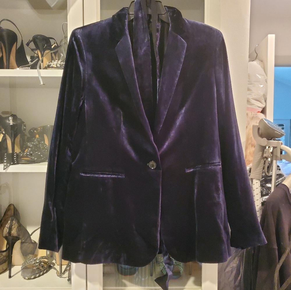 Velvet blazer